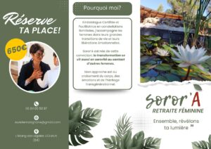 retraite féminine Soror’A à Uchaux juillet 2026 constellations familiales et sororité