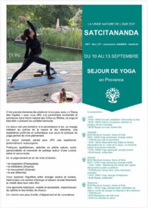 Séance de yoga en pleine nature à l’Étang des Cigales